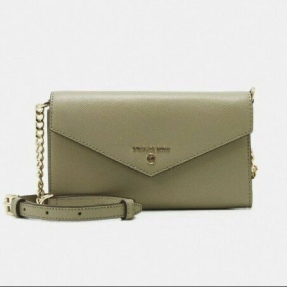 Michael Kors Jet Set Charm Crossbody in Dusty Sage